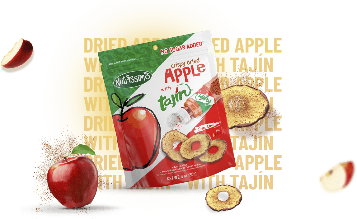 Nutrissimo Crispy Dried Apple with Tajín